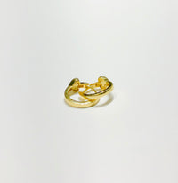 Heart Huggie Diamond Earring (14K)