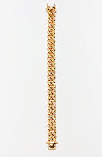 Diamond Rose Gold Miami Cuban link Bracelet (14K).