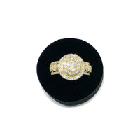Emerging Round Cluster Diamond Ring (14K)