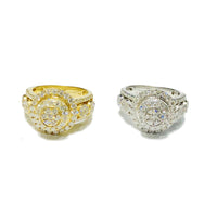 Emerging Round Cluster Diamond Ring (14K)