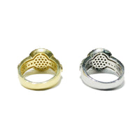 Emerging Round Cluster Diamond Ring (14K)