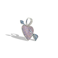 Cupid Heart CZ Pendant (Silver)