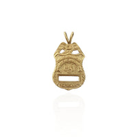NY Police Sergeant Badge Pendant (14K)