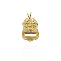 NYC Correction Captain Badge Pendant (14K)