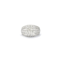 Square Princess & Round Diamond Ring (14K)