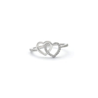 Double Heart Diamond Ring (14K)
