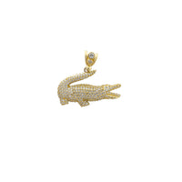 Iced-Out Alligator Pendant (14K) Popular Jewelry New York