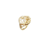 Iced-Out Leopard CZ Ring (14K)