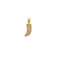 Iced-Out Shark Tooth Pendant (14K) Popular Jewelry New York