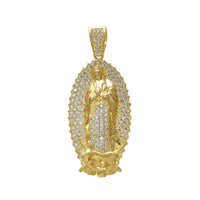 Iced-Out Virgin Mary Pendant (14K) Popular Jewelry New York