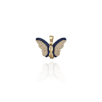 Iced-Out Expanding Wing Butterfly CZ Pendant (14K) New York Popular Jewelry