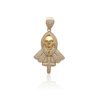 Iced-Out Hooded Death Pendant (14K) Popular Jewelry New York