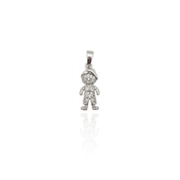 Iced-Out Little Boy CZ Pendant (Silver) New York Popular Jewelry