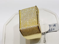 Iced-Out Micro Pave CZ Ring Silver - Lucky Diamond 恆福珠寶金行 New York City 169 Canal Street 10013 Jewelry store Playboi Charlie Chinatown @luckydiamondny 2124311180