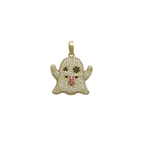 Icy Ghost Emoji Pendant (14K) Popular Jewelry New York