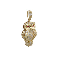 Medium Icy Owl Pendant (14K) Popular Jewelry New York