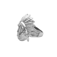 Chief Indian Head Ring (Silver) Popular Jewelry New York