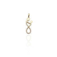 Infinity Family Love CZ Pendant (14K) New York Popular Jewelry