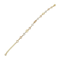Infinity Fancy Bracelet (14K) Yellow Gold, White Gold, Rose Gold, Popular Jewelry