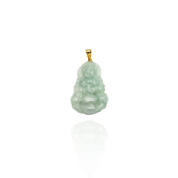 Jade Guan Yin Pendant (14K) New York popular Jewelry