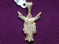 Iced-Out Jesus the Messiah Pendant 14K - Lucky Diamond 恆福珠寶金行 New York City 169 Canal Street 10013 Jewelry store Playboi Charlie Chinatown @luckydiamondny 2124311180