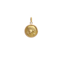 Jesus Head Round Medallion Pendant (14K) Popular Jewelry New York
