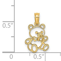 Teddy Bear Charm (14K)