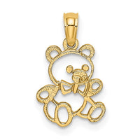 Teddy Bear Charm (14K)