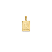 San Francisco Reversible Rectangle Pendant (14K)
