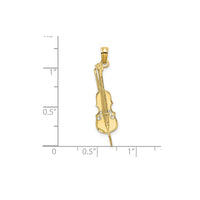 Double Bass Pendant (14K)