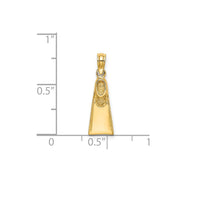 Scuba Flipper Pendant (14K)