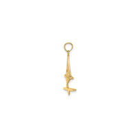 3-D Windsail Surfing Board Charm (14K)