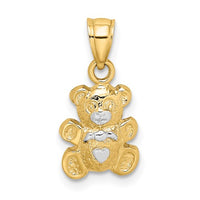 Teddy Bear Pendant (14K)