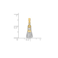 Swimfin Flipper Pendant (14K)