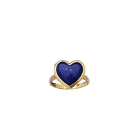 Lapis Heart Ring (14K)