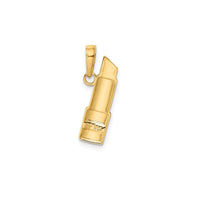 Yellow Gold Enameled Lipstick Charm (14K)