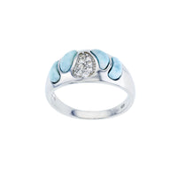 Larimar Stone-Set Ring (Silver) Popular Jewelry New York