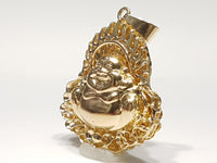Laughing Buddha Pendant - Lucky Diamond 恆福珠寶金行 New York City 169 Canal Street 10013 Jewelry store Playboi Charlie Chinatown @luckydiamondny 2124311180