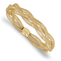 Lightweight Braided Mesh Stretchable Bracelet (14K) Popular Jewelry New York