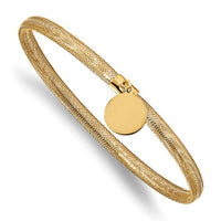 Lightweight Fancy Round Stretchable Mesh Bracelet (14K) Popular Jewelry New York
