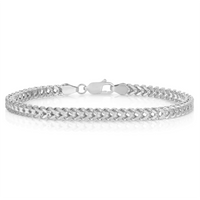 Lightweight Franco Bracelet (Silver)