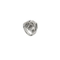 Lion Head CZ Ring (14K)