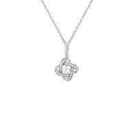 Love Knot Necklace (Silver)