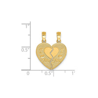 Break Apart "I Love You" Heart Pendant (14K)
