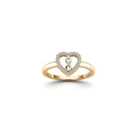 Diamond Infinity Heart Ring (14K)