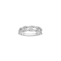 Diamond Interlocking Braided Band Ring (14K)