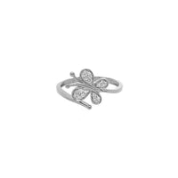 Diamond Bypass Butterfly Ring (14K)