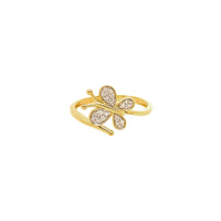 Diamond Bypass Butterfly Ring (14K)