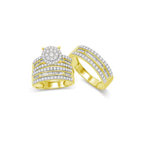 Diamond Three-Piece-Set Engagement Ring (14K)