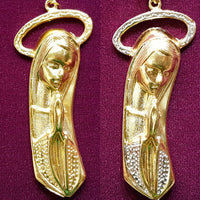 Praying Mary Pendant - Lucky Diamond 恆福珠寶金行 New York City 169 Canal Street 10013 Jewelry store Playboi Charlie Chinatown @luckydiamondny 2124311180